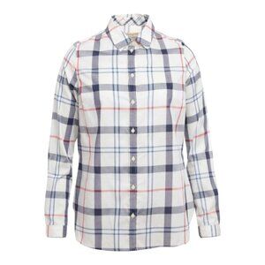 Barbour Regular Fit Long Sleeve Hett Shirt in Summer Tartan Preppy Women's 12